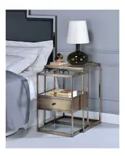 Acme Furniture Enca 2pc Pack Nesting Tables Set