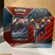 Pokémon TCG V Heroes Collector's Tin Espeon V - 5 Booster Packs Factory Sealed