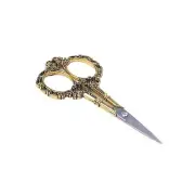 Vintage European Style Plum Blossom Scissors Sewing Craft Art Work Gold Home