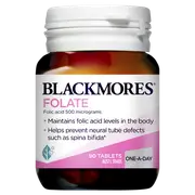 Blackmores Folate 500mcg 90 Tablets