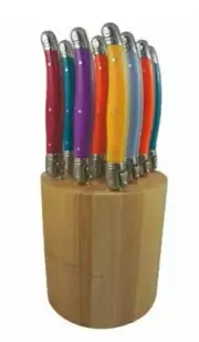 Laguiole by Louis Thiers ST12C 12-Piece Steak Knife Set, RRP $189.00, Brand New