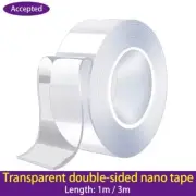 1M/3M Nano Tape Double-Sided Waterproof Wall Sticker Reusable Heat-Resistant