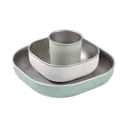 Beaba Stainless Steel Meal Set - Sage Green