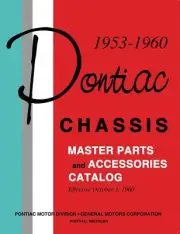 1953 - 1960 Pontiac Master Parts / Accessories Catalog (2-Vol Set)