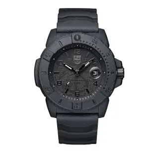 【LUMINOX 雷明時】U.S. Navy SEAL Foundation 海豹部隊聯名錶 – 純黑 / 3601BO-NSF