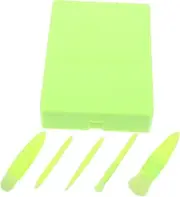 BELLIFFY Portable Makeup Brush Set 5-piece Set Foundation Loose Powder Eyeshadow Lip Contour Brush Soft Bristles Travel Makeup Kit
