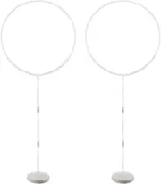 PATIKIL 2 Set Balloon Stands for Floor, 59inch Balloon Sticks with Base Round Ba