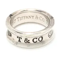 在飛比找蝦皮購物優惠-二手 TIFFANY & Co. 戒指 銀 蒂芙尼 Bran