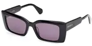 Max & Co. MO0117 01A Women’s Sunglasses Black Size 52