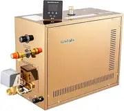 Commercial Steam Generator, 8KW Shower System Home Steam Bath Spa Generator with Self-Draining, 30 min to 12 Hours 95-131℉ for Suitable Space Heating 6 m³/212 Cubic feet