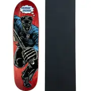 Powell Peralta Skateboard Deck Chris Senn Cop Red Old School + grip