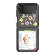 Galaxy Z Flip4 Impact Case HARDWORKING CAT