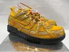 Nike Air Rubber Dunk / OW CU6015 700 8 University Gold Black Off White NEW DS