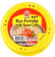 (3 Pack) OTTOGI Instant Rice Porridge Soup with Snow Crab, Comfort Meal, 285g