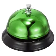 Desk Bell, 85mm(3.35") Dinner Bell for Restaurants, Service, Green