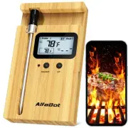 Wireless Meat Thermometer, Bluetooth Meat Thermometer for Turkey Beef Lamb, D...