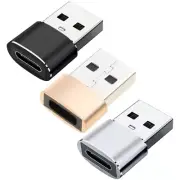 Metal Type C Female To USB2.0 Male Adapters 5Gbps Data Converters