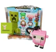 Minecraft Movie PINK SHEEP Figural Bag Backpack Clip Key Ring ***OPEN READ***
