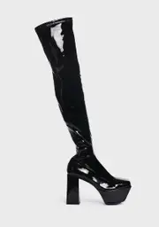 [Lamoda] Aquitable Patent Thigh High Boots