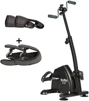 Rehabilitation Bicycle, Adjustable Upper and Lower Portable Pedal Exerciser, Fitness Equipment for Seniors and Elderly, Pedal Exercise Bike