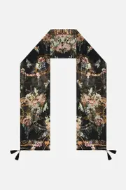 LONG SILK CRINKLE CHIFFON SCARF NOBLE ENDEAVOURS