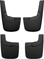 Husky Liners Custom Mud Guards | Fits 2024 Ford Ranger XLT | Front & Rear, 4-pc Black - 58546