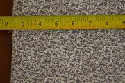 By 1/2 Yd, Vintage, Purple Calico on White Cotton Quilt Fabric, Peter Pan, C2046