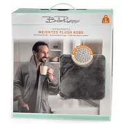 Bella Russo Therapeutic Weighted Plush Robe-Gray