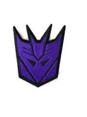 Decepticons Transformer Patch 3" x 2.75" - Super Hero Iron on or Sew on Patches