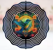 Hummingbird 10" Wind Spinner Handmade
