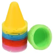 Agility Cones, 50pcs Sports Training Marker Round Head Roller Skating 5 Colors
