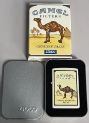ZIPPO 1998 CAMEL PACK GRAPHICS TURKISH DOMESTIC LIGHTER UNFIRED IN BOX K672