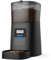 Dry Food Dispenser Automatic Dog Cats Feeder Dog Feeder 6l Auto LED Indicator