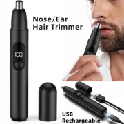 Nose Hair Trimmer For Men Rechargeable Ear and Nose Hair Trimmer Eyebrow Beard