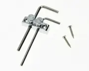 Guitar Bass Allen Key Headstock Wrench Holder for Floyd Rose Tremolo Chrome