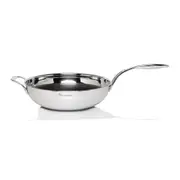 Stanley Rogers Matrix 32cm Stainless Steel Wok Pan Kitchen Food Cooking SLVR