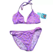 Vintage Paul Frank Womens Bikini, Julius, Purple, Bathing Suit, Large
