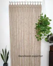 Curtain Macrame Handmade Door Wall Hanging Party Wedding Backdrop Arch Curtain