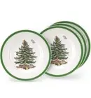Christmas Tree Dinner Plate | Set of 4 Dinner, Salad, Pasta, and Appetizer Plate
