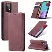 CaseMe Samsung Galaxy A73 5G Classic Leather Case Cover A736 [Wine]
