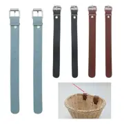 Waterproof and Scratch Proof Bicycle Leather Basket Strap for Children