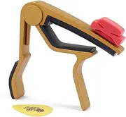 Levemolo Clip-on Guitar Tuner Capo for 6 String Acoustic Electric Guitars Clamp for Ukulele Banjo Mandolin Accurate Tuning for Levels of Players