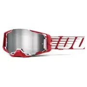 100% Armega Oversized Deep Red Goggles OSFM Red 5622-1001-00
