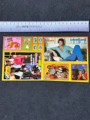 Ultra RARE 1983 Stickers Sheet V The Visitors Series Unseen cards Alien Show S
