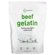 Micro Ingredients, Beef Gelatin Powder, Unflavored, 2 lb (907 g)