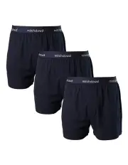 [Mitch Dowd] Loose Fit Knit Boxer Shorts 3 Pack in Navy