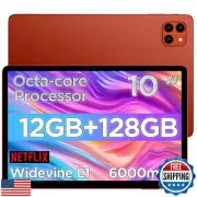 Android Tablet, 10.1 inch Android 14 Tablet, Octa-core Processor, RAM 12GB, R