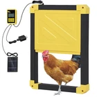 GUTINNEEN Automatic Chicken Coop Door Solar Powered Auto Chicken Door Opener ...