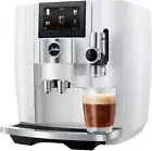 JURA J8 fully automatic coffee machine Piano White, free shipping Worldwide