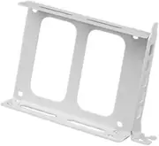 Vsenkes Double SSD Mounting Bracket Internal 2.5 inch Hard Drive Mount Easy Installation HDD Dock Sturdy Metal Drive Bay , White
